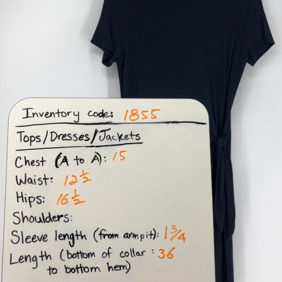 Kit And Ace Tie Brushed Dress Short Sleeve Crewneck Cashmere Blend Women's  M - Picture 15 of 16